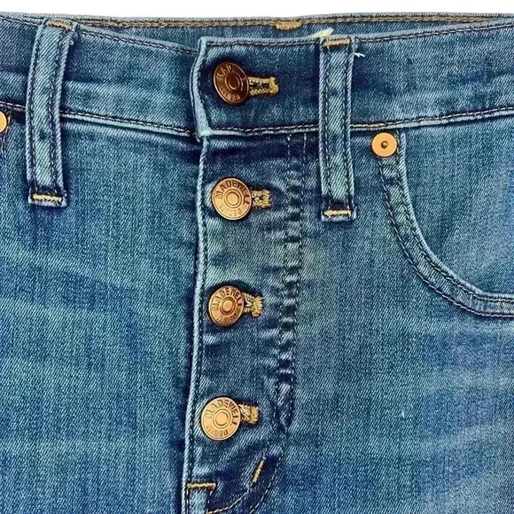 Madewell 10 inch high-rise skinny raw hem size 27 - Picture 3 of 5